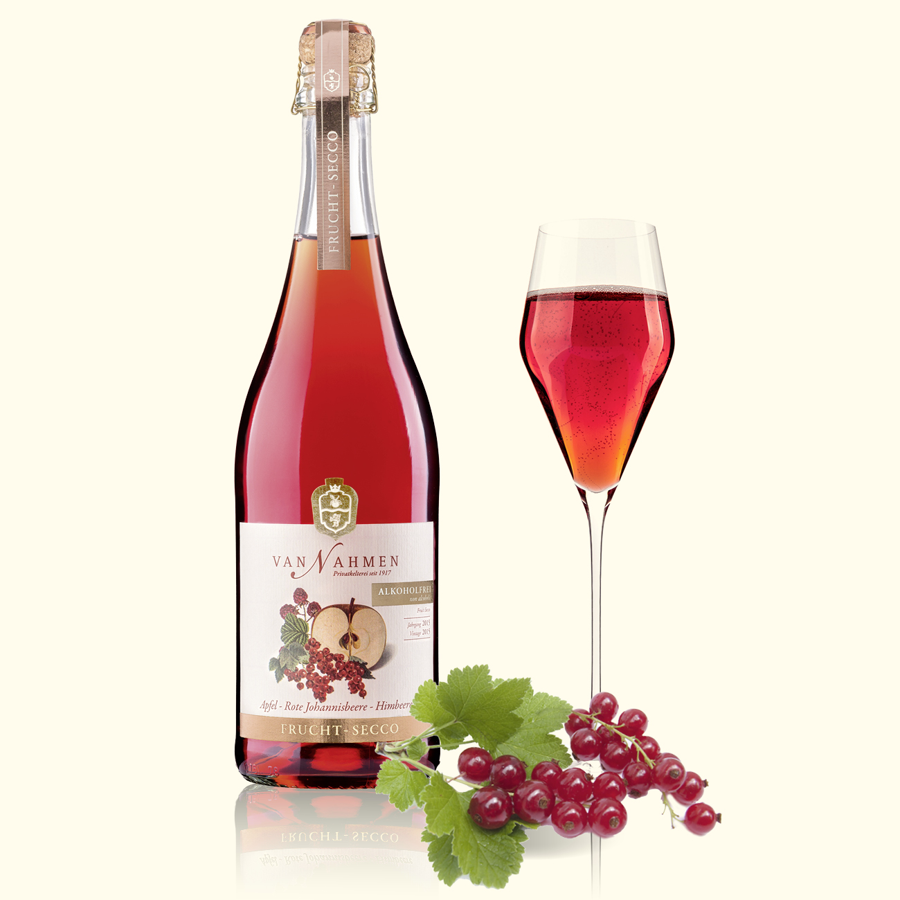 Frucht-Secco Apfel-Rote Johannisbeere-Himbeere